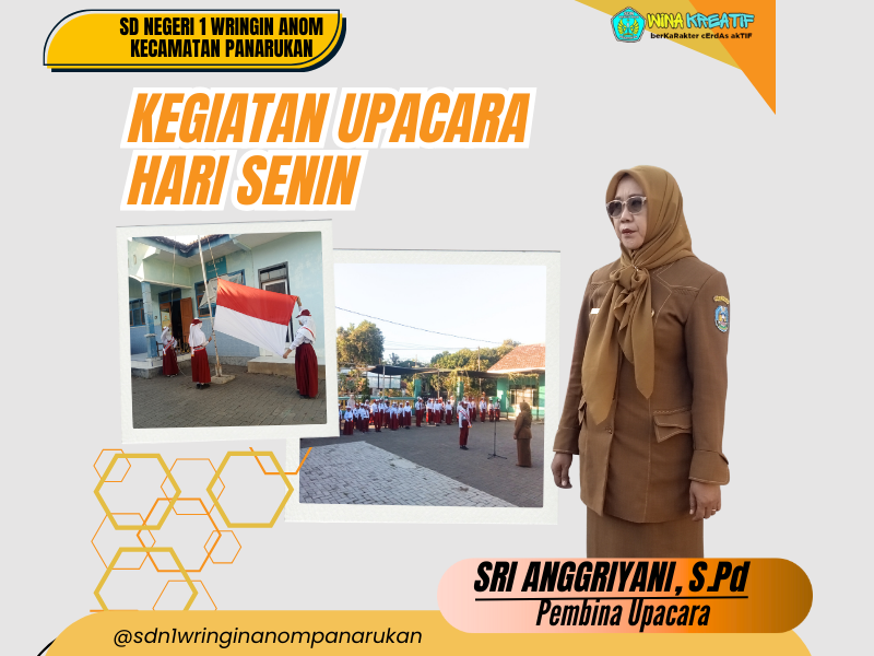 UPACARA BENDERA PERTAMA DI BULAN INI